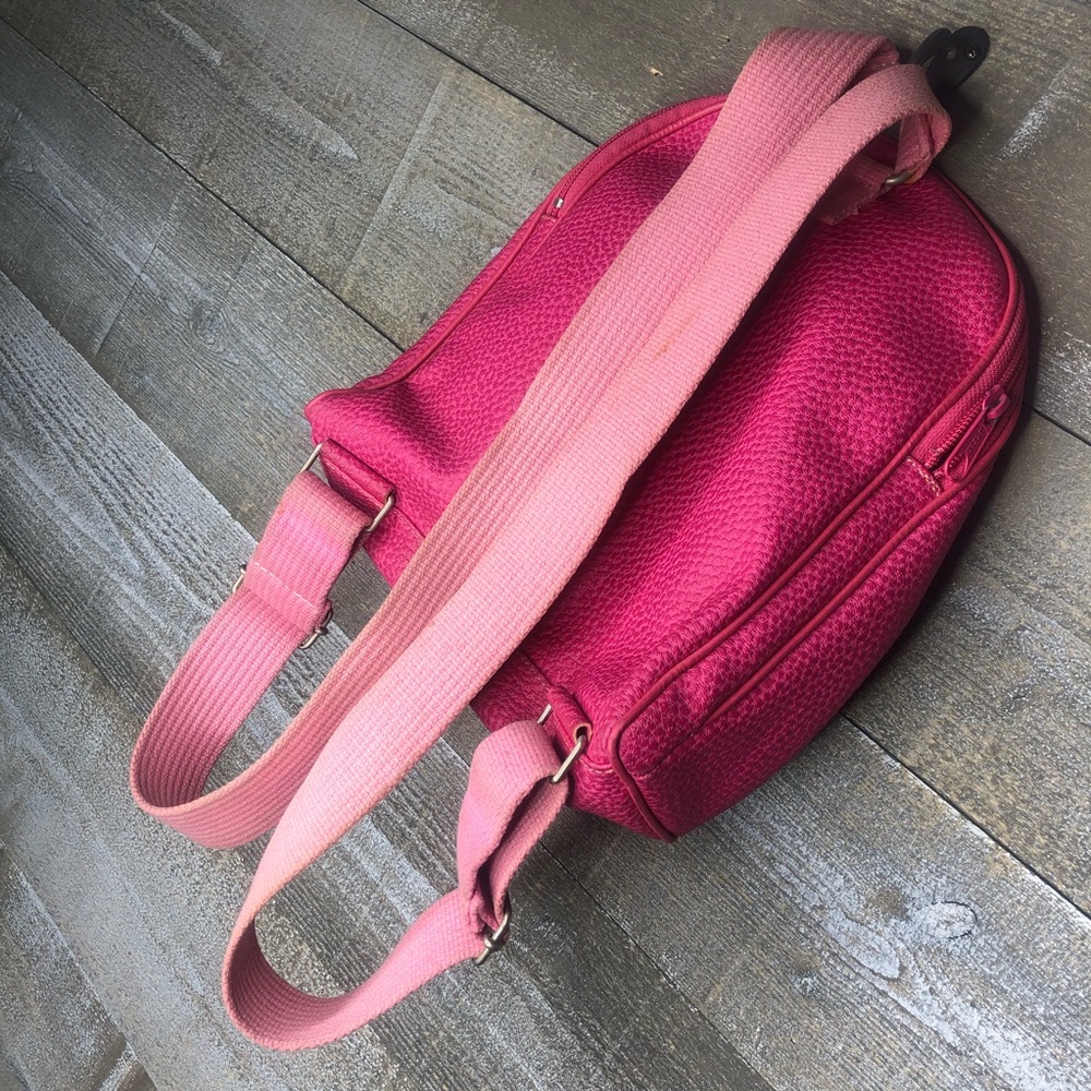 Paquetage Paris pebbled pink leather mini backpack - Picture 4 of 4